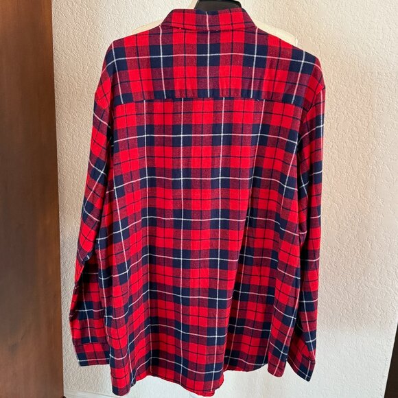 Club Room Men's Cotton Flannel Button-Down Shirt - Picture 6 of 9